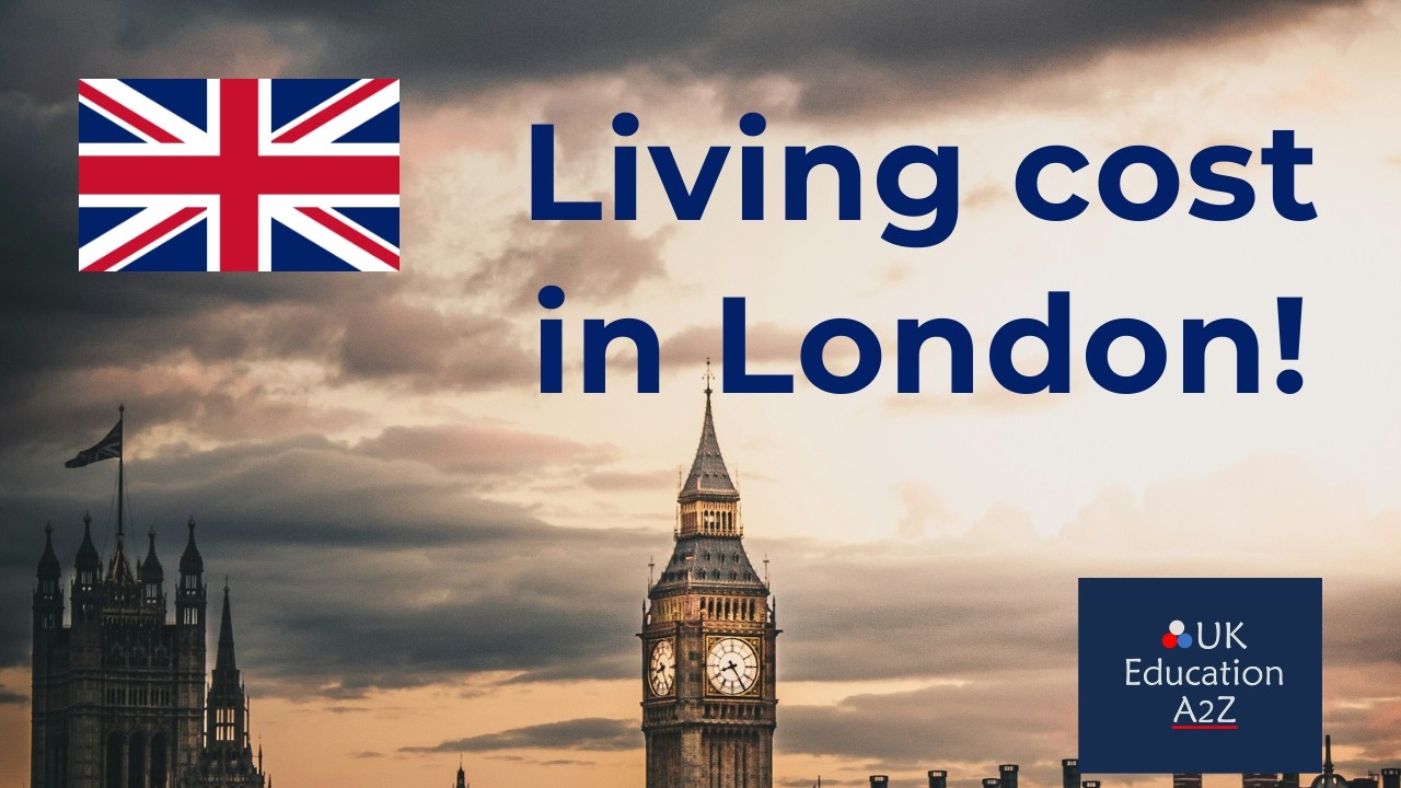 Living costs for international students in London | #StudyInLondon, #livingcost