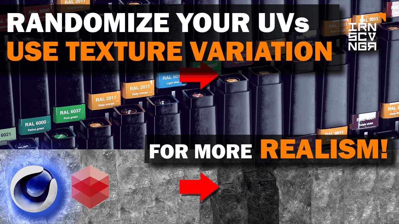 [021] Achieve more REALISM with random texture projections in REDSHIFT for CINEMA 4D | Tutorial Eng