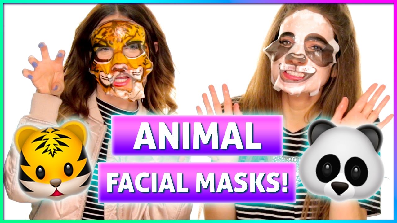 TESTING ANIMAL FACE MASKS?! Try It Out