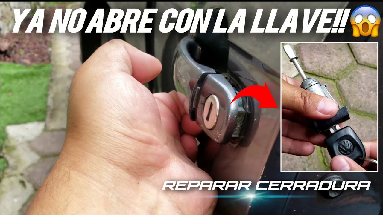 Cerradura de coche no abre con llave! |¿Cómo reparar chapa o cerradura de VW (Gol,Golf,Jetta,etc)?