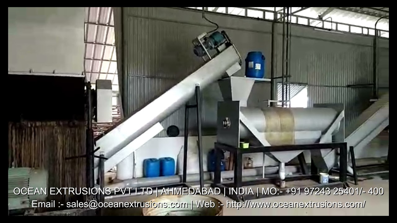 Plastic Waste Washing Machine in Ahmedabad
