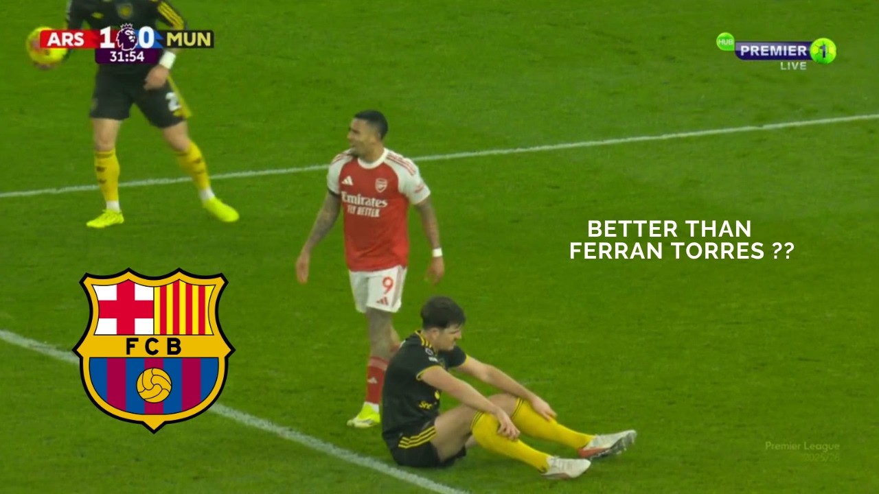 Gabriel Jesus VS Manchester United 2026 - Barcelona New Striker