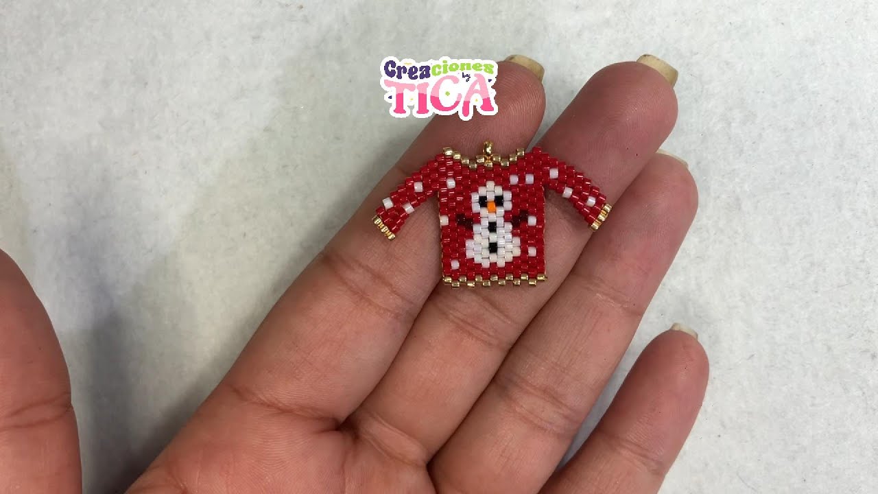 Tutorial Sueter navidad / Miyuki