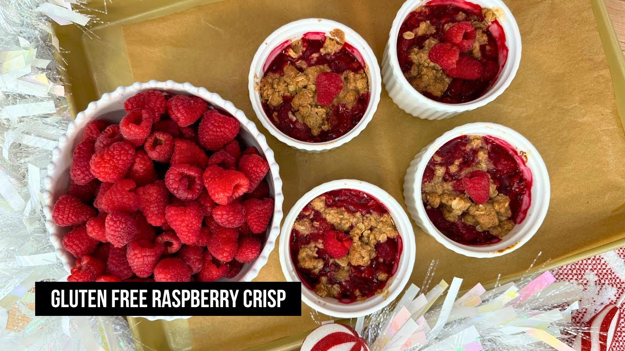 Easy Raspberry Crisp (Healthy + Gluten-Free!)