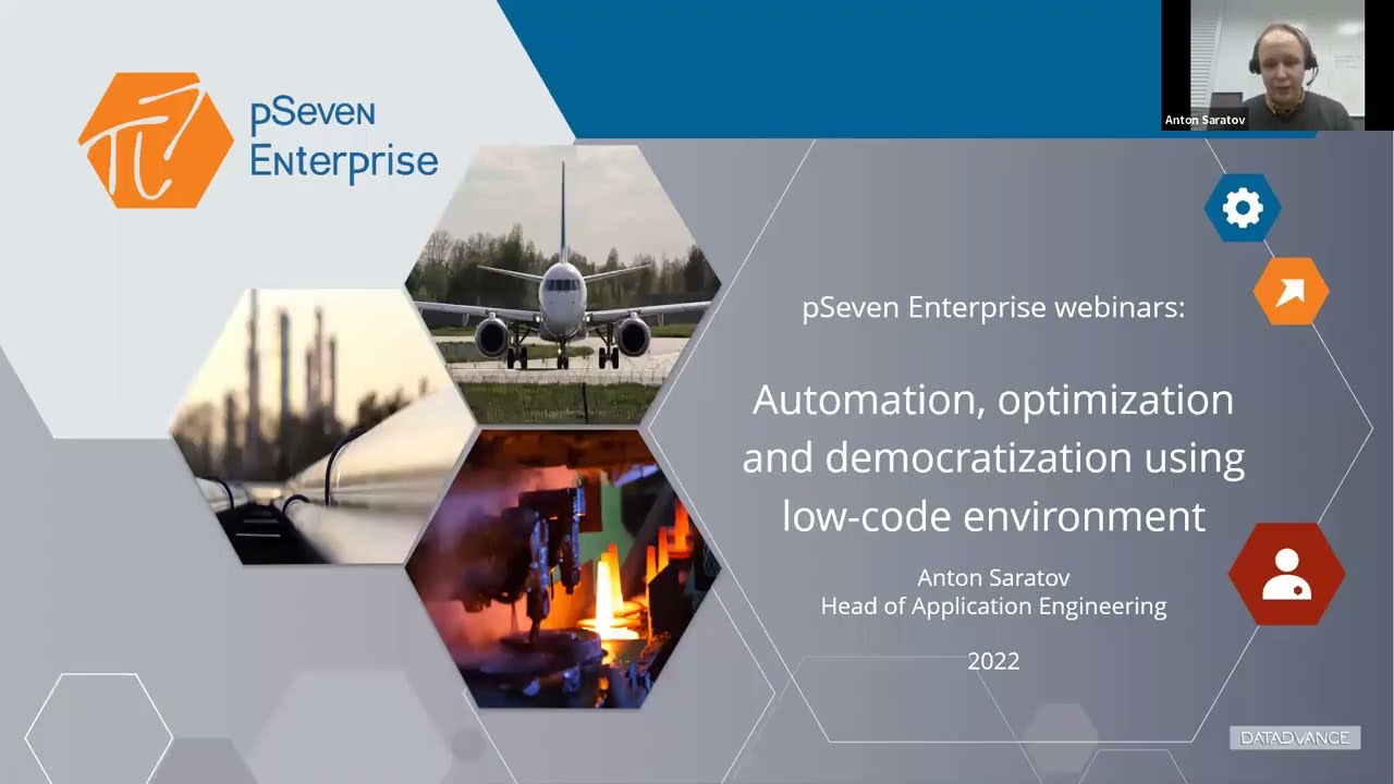 pSeven Enterprise. Automation, optimization and democratization using low-code environment