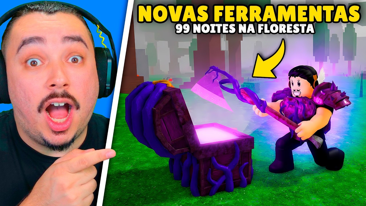 🌲 NOVOS ITENS surgiram na FLORESTA FURIOSA!! | 99 NOITES NA FLORESTA - ROBLOX