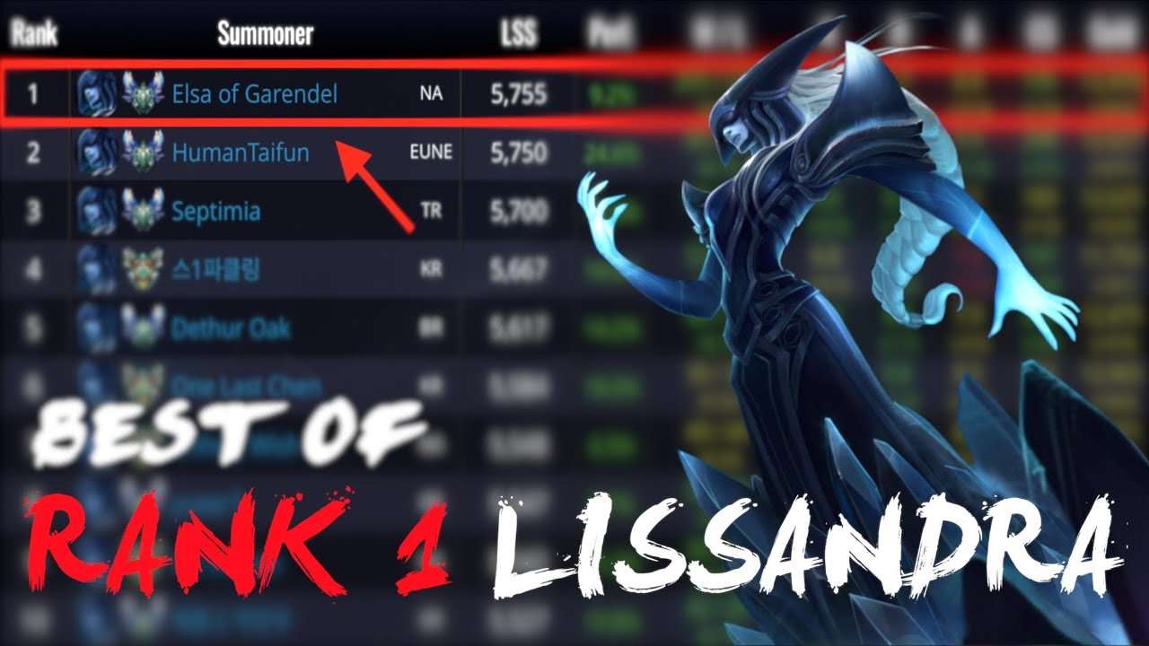 Rank 1 Lissandra Montage - Best Plays of 2017 | League of Legends
