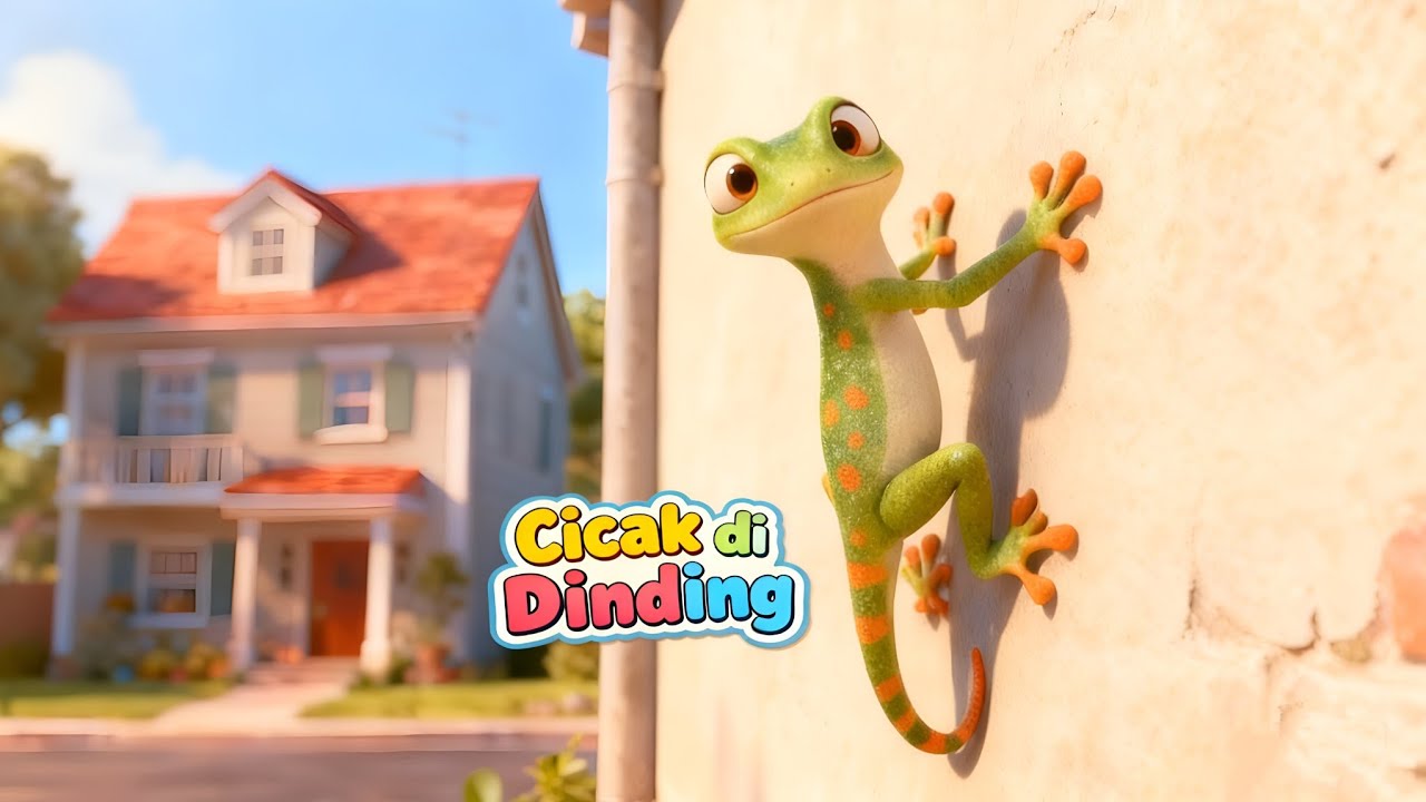 Cicak Cicak di Dinding 🦎 | Lagu Anak Anak Terpopuler | Lagu Edukasi Anak PAUD & TK