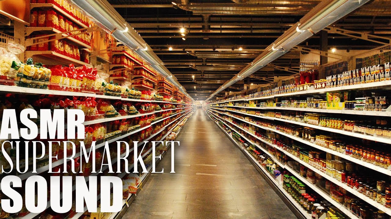 Europe Supermarket Sound Effects ASMR, STUDY & Enjoy Ambient noise