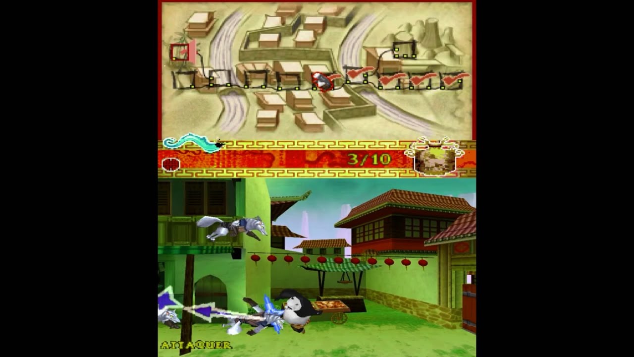 #1 LE VILLAGE - Kung Fu Panda : Le jeu [NDS]