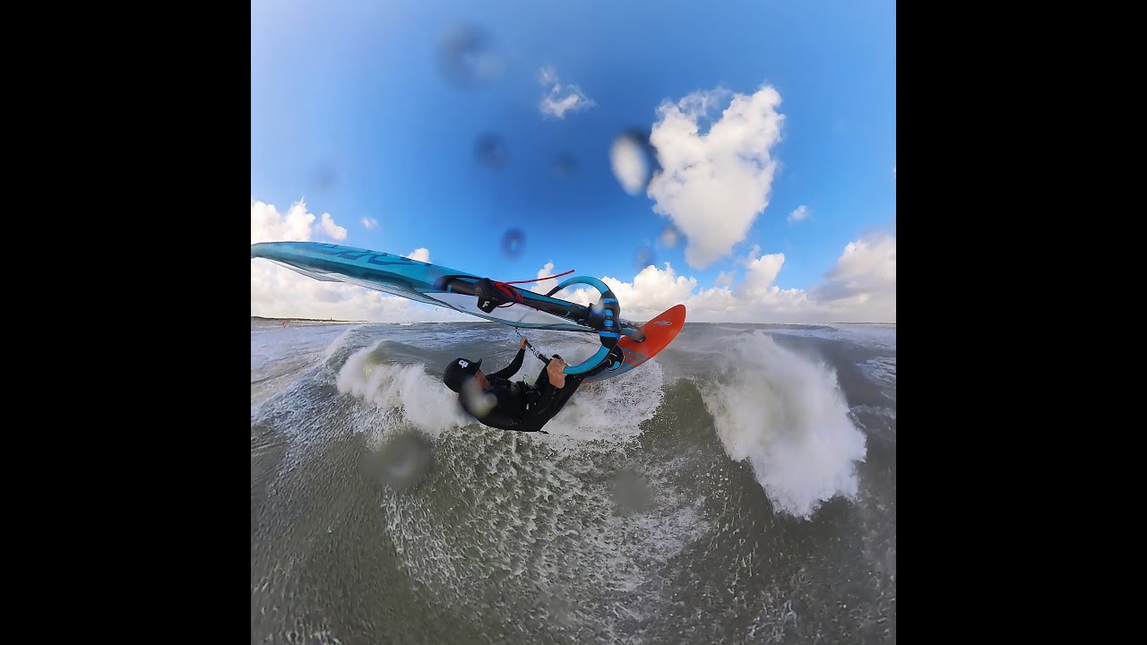 Windsurfing storm Benjamins waves