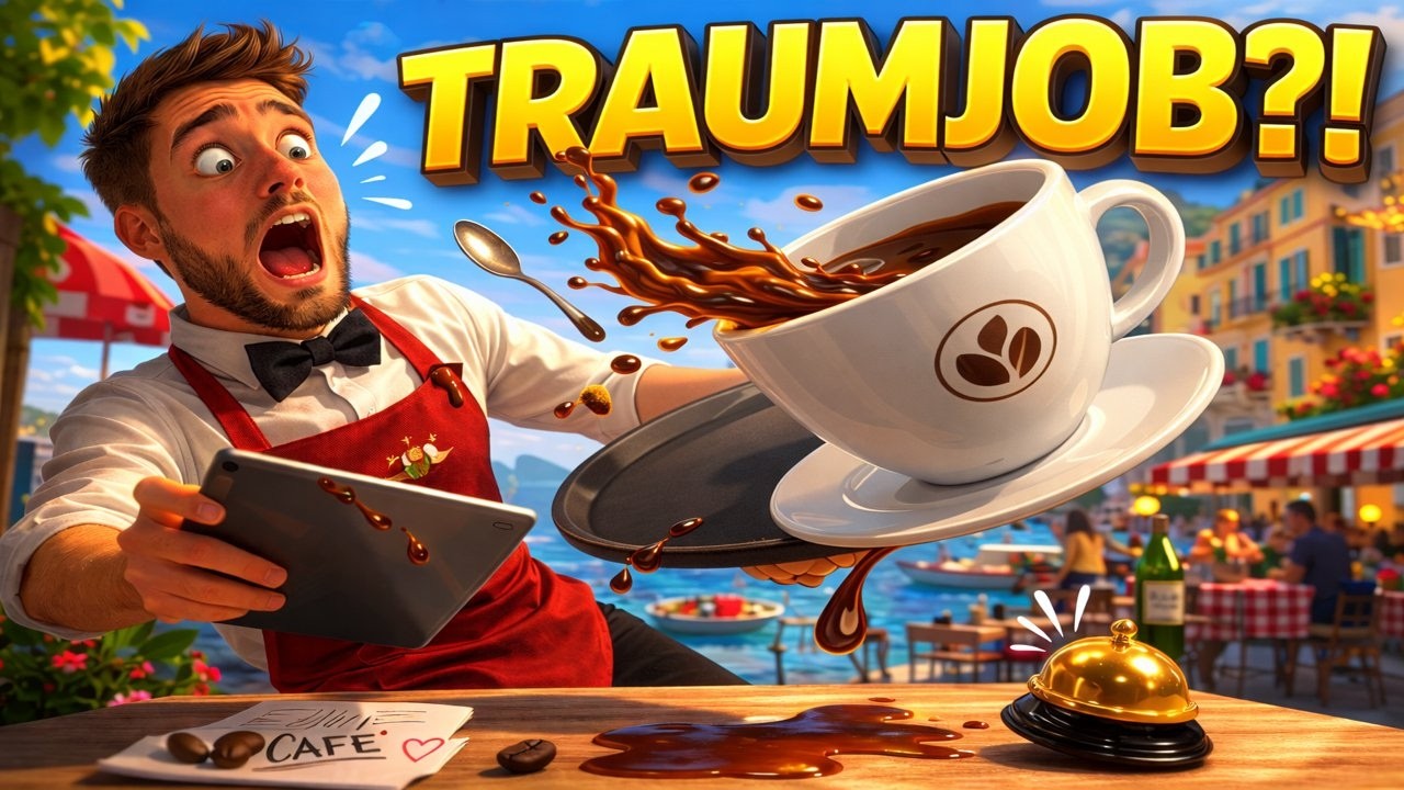 Vacation Cafe Simulator – Traumjob?! Mein erster Tag in Italien☕| Demo Deutsch | VeyroxLP