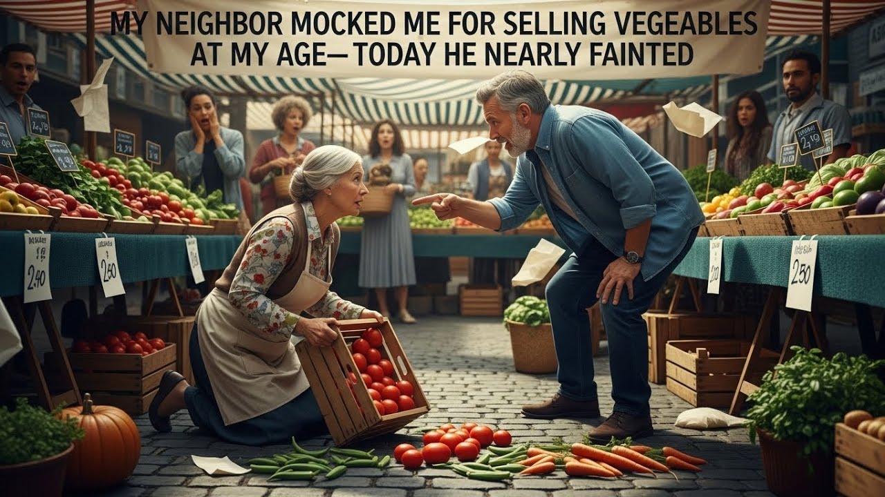 MY NEIGHBOR MOCKED ME FOR SELLING VEGETABLES AT MY AGE—TODAY HE NEARLY FAINTED WHEN HE LEARNED......