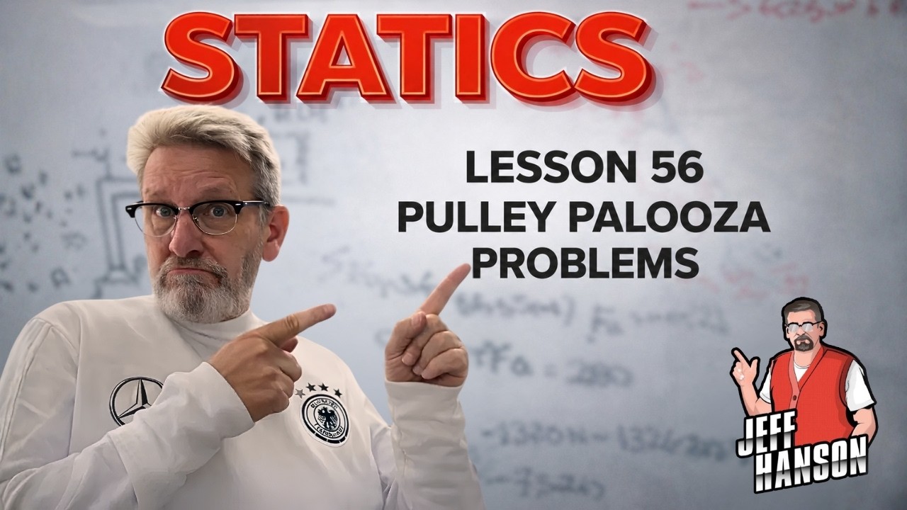 Statics: Lesson 56 - Pulley Palooza Problems
