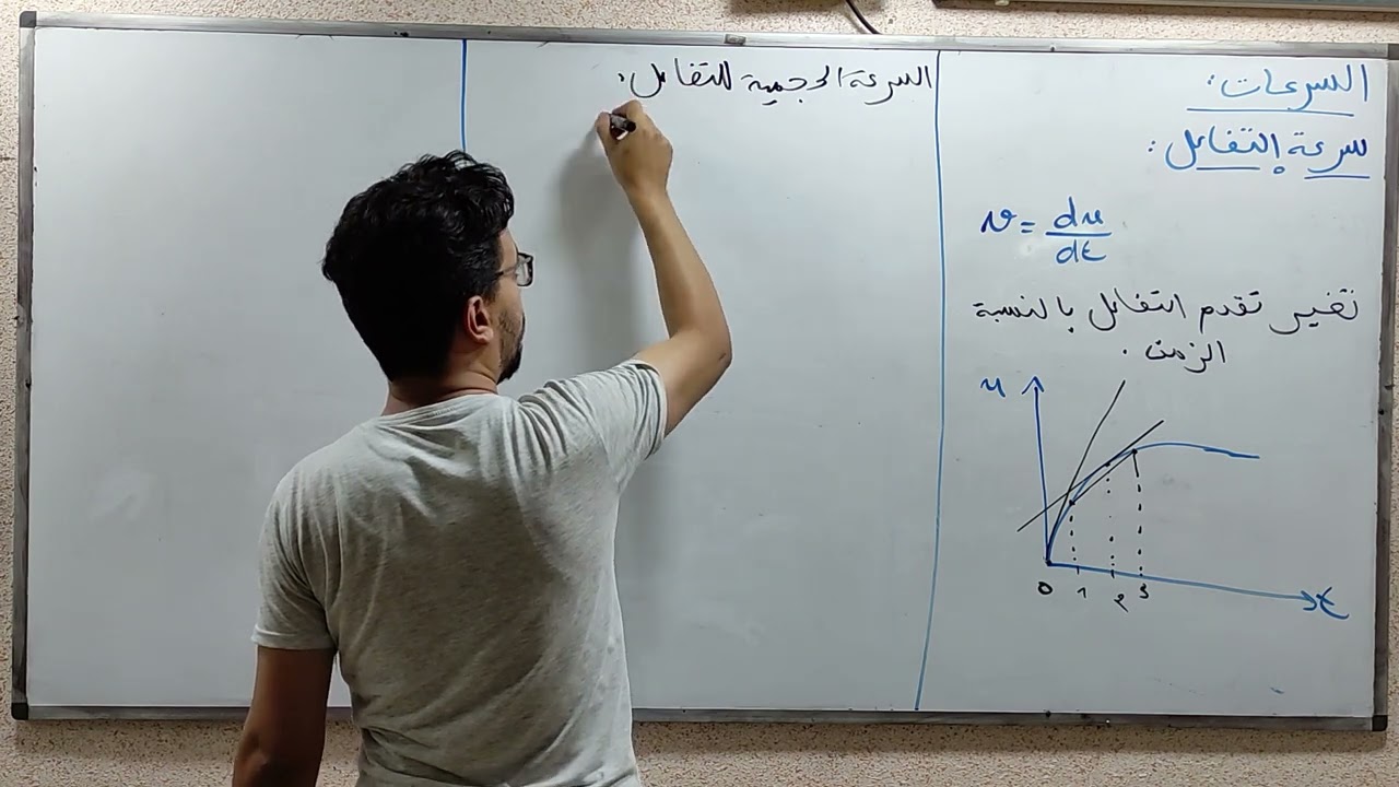 زمن نصف التفاعل و مختلف علاقات السرعة . باك 2025 ابسط شرح