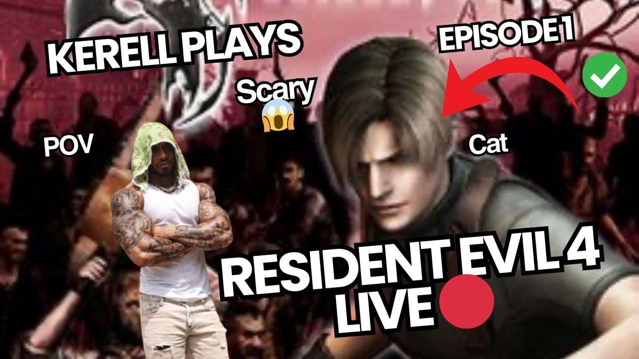 THEY SAID This Was the SCARIEST RE Game Resident Evil 4 LIVE #horror #residentevil4 #nostalgia