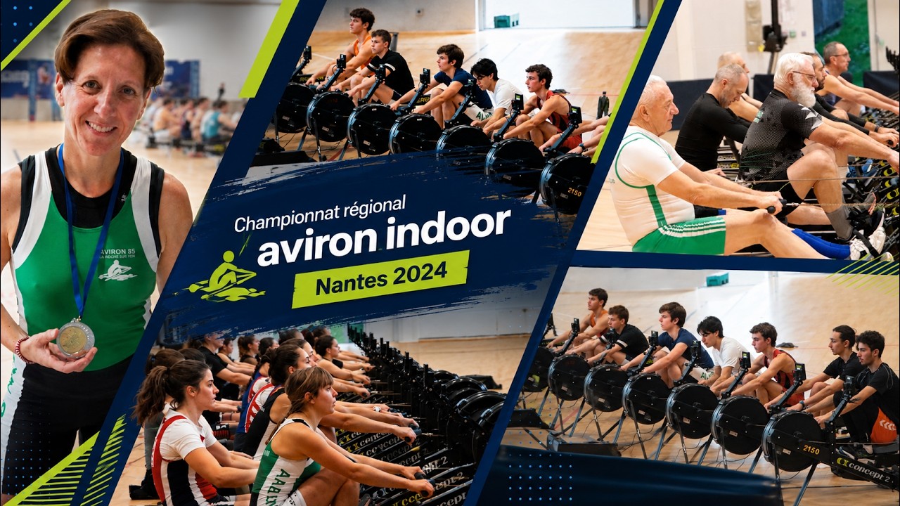 Championnat régional aviron indoor Nantes 2024