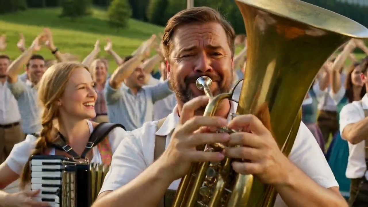 German Alps Festival 🎵 Polka, Waltz & Traditional Brass Band Hits | Bavarian Folk Celebration vIBES