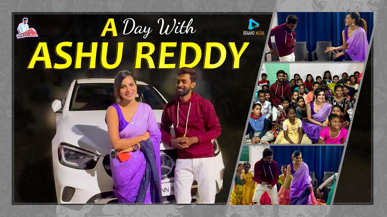 A day with Ashu Reddy II Express Hari II braand media #ashu #express #hari #youtube #youtubechannel