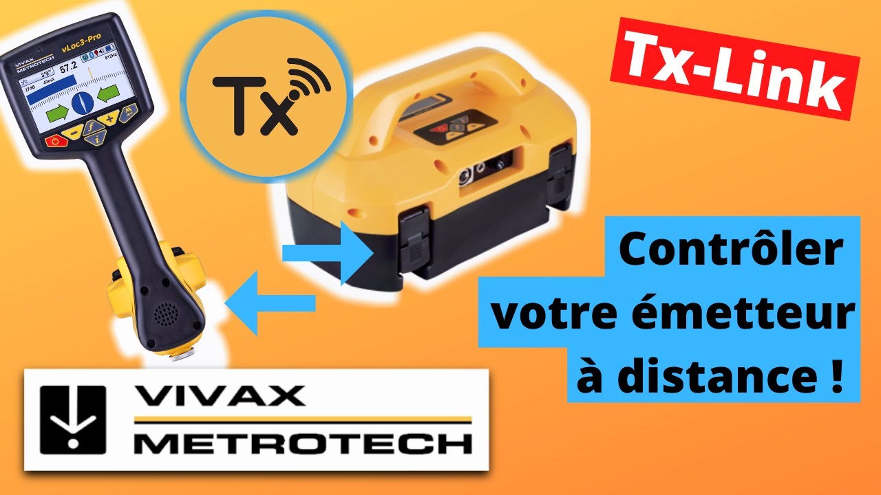 Commande à distance Tx-Link pour détecteur vLoc3