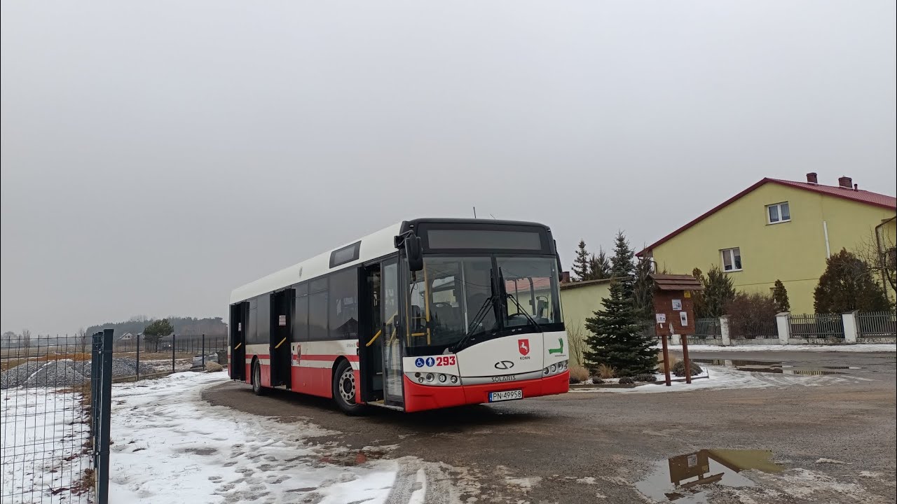 MZK Konin | Linia 57 | Solaris Urbino 12 III #293 | Kierunek Szczepidło 