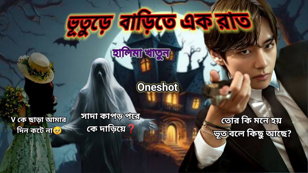 👻👻ভূতুড়ে বাড়িতে এক রাত 🕵️‍♂❤🕵️‍♀️| ONESHOT | Halima Khatun | Detective Taehyung