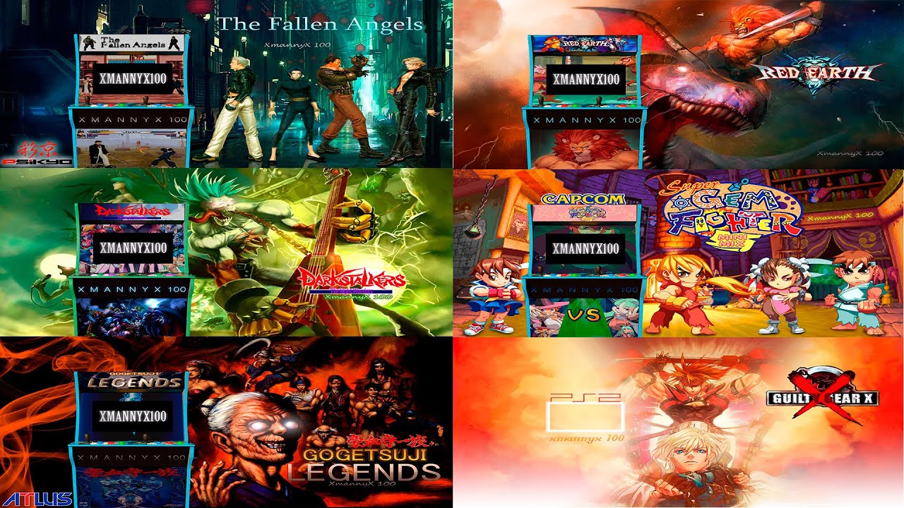 PS3/PKG RETRO PACK 5 JUEGOS ARCADE Y 1 JUEGO DE PS2 #15 (JUEGOS DE PELEA