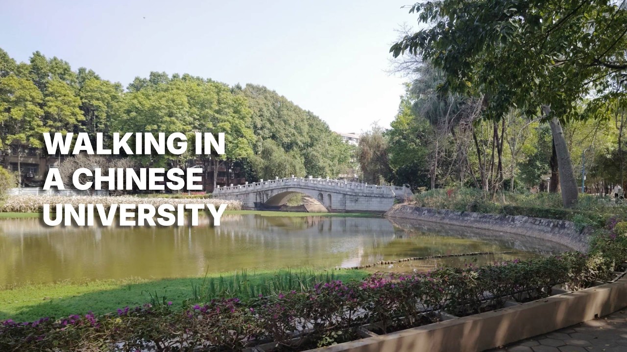 What Does a Chinese University Look Like? 30-Minute Walking in South China Normal University