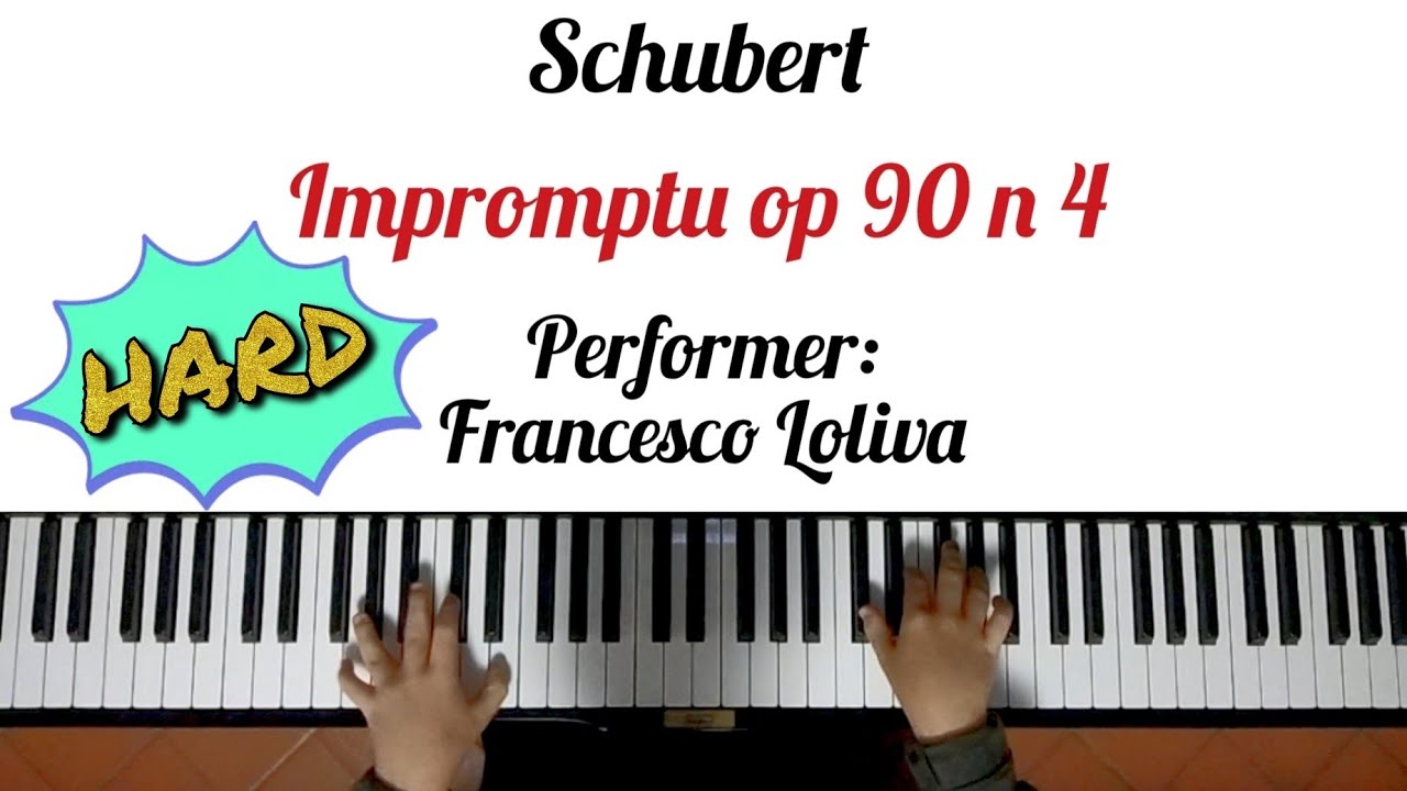 Impromptu op 90 n&deg;4 - Schubert