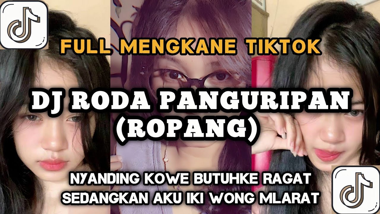 DJ RODA PANGURIPAN (ROPANG)  NYANDING KOWE BUTUHKE RAGAT SEDANGKAN AKU IKI WONG MLARAT WHY FNKY RMX