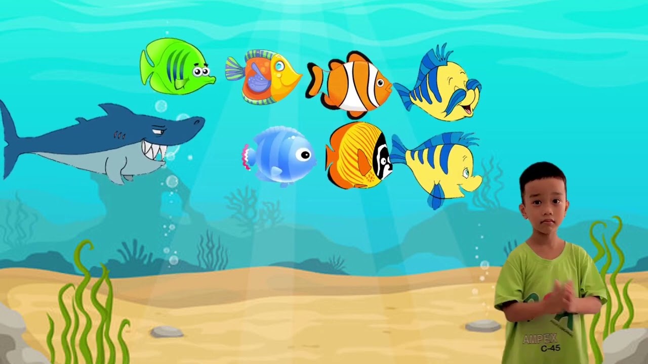 Bảo hát bài 10 little fishies