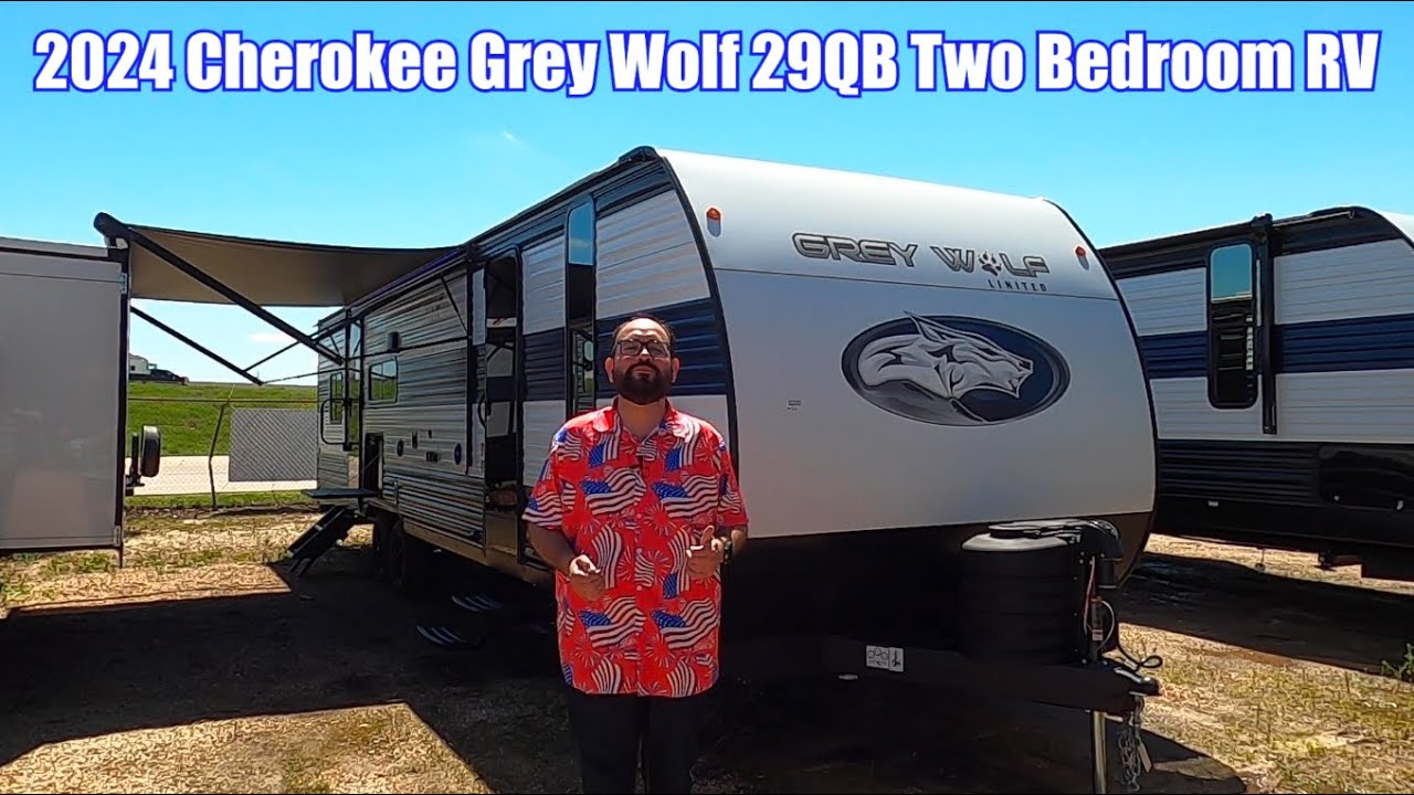 2024 Forest River Cherokee Grey Wolf 29QB Two Bedroom Travel Trailer