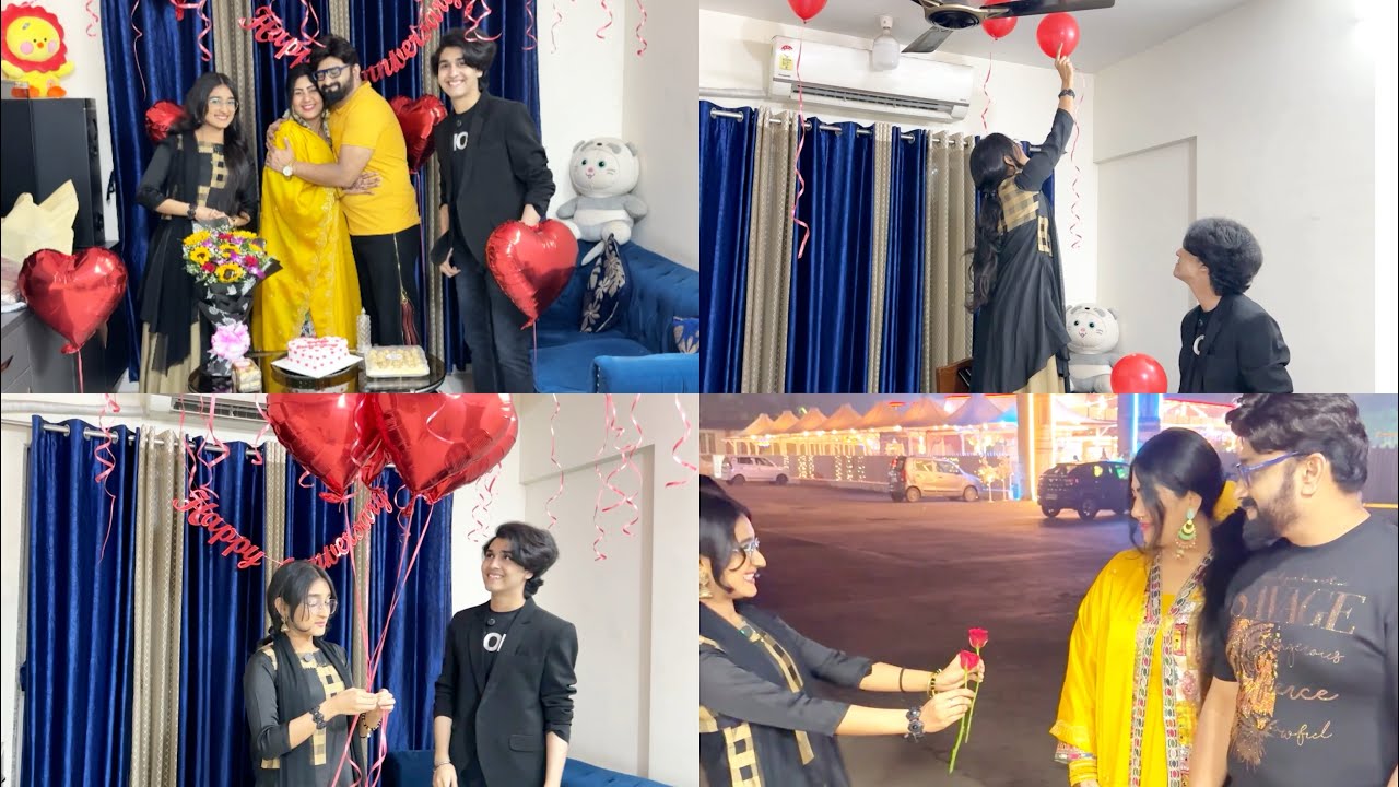 Mumma pappa ki 21st wedding anniversary Celebration💌 (WE GAVE THEM A SURPRISE)