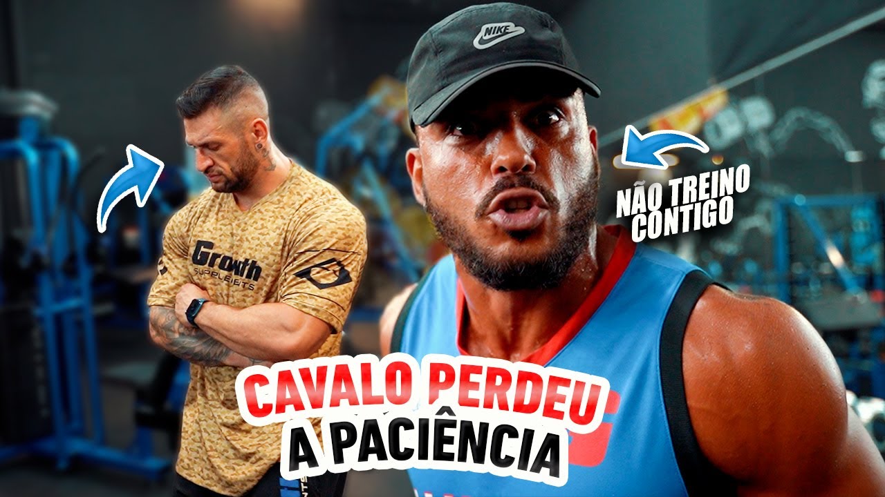 CAVALO SE RECUSA A TREINAR COM POBRE LOUCO - FALTA 3 DIAS PARA O CAMPEONATO
