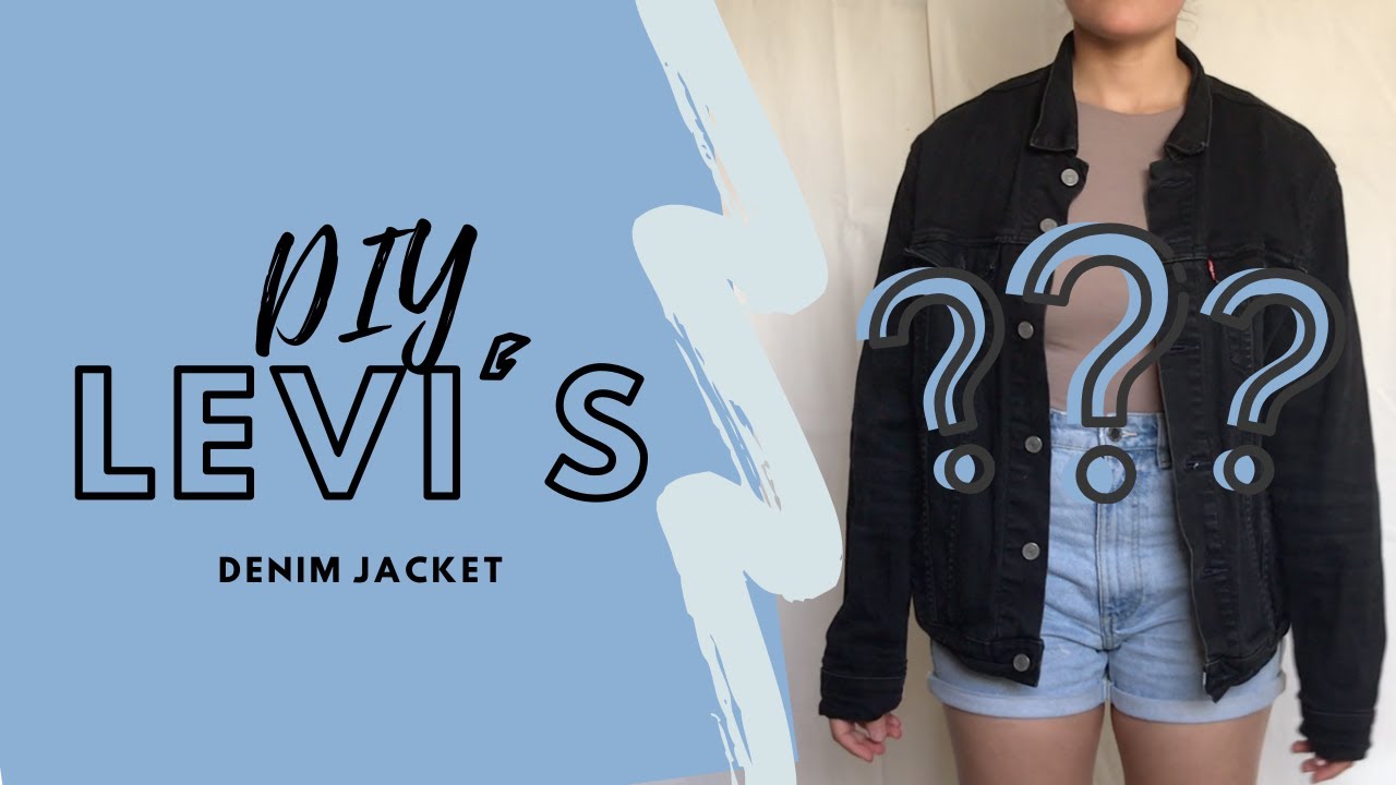 How to Hem your Levi's Jacket - 5 Easy Steps