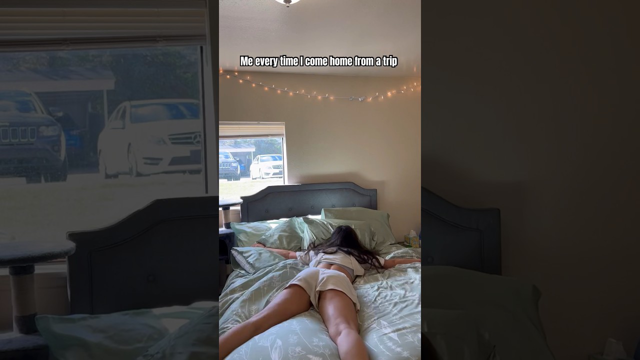 I missed my bed. #travel #traveling #explore #relatable #shorts #trend #trip #humor #youtubeshorts