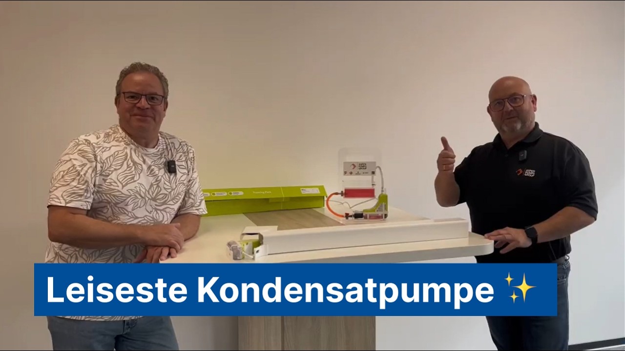 Aspen Pumps Silent+ Mini Lime – Die leiseste Kondensatpumpe (nur 16 dB!)