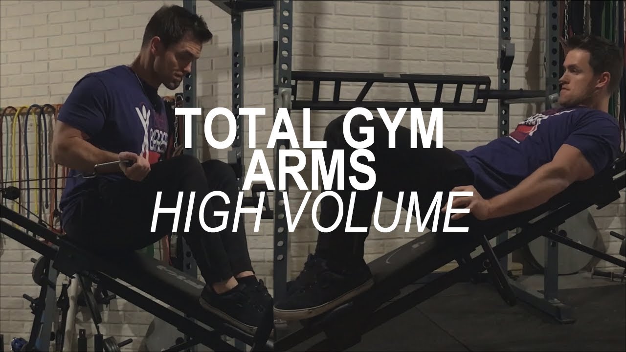 TOTAL GYM - HIGH VOLUME - ARM TRAINING - BICEPS & TRICEPS