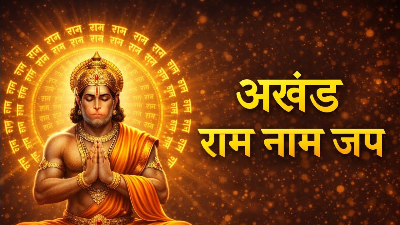 अखंड राम नाम जप | Shri Ram Naam Jap for Peace, Protection & Positivity