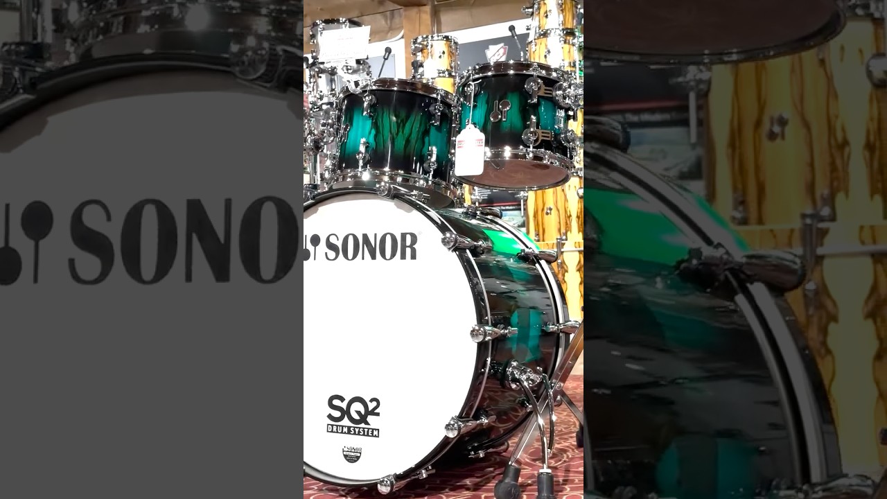Sonor SQ2 drum set display at DCP!
