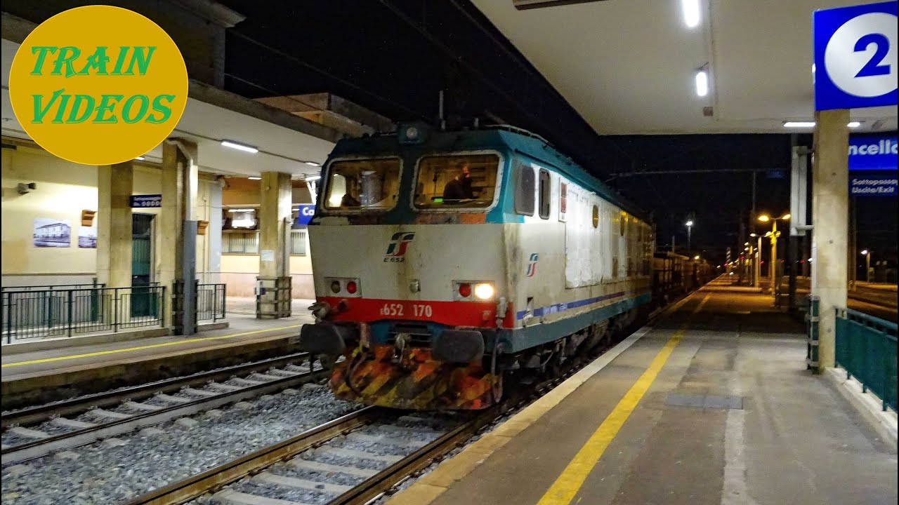 Tigri E652.170 e 107: Partenza e Transito a Cancello