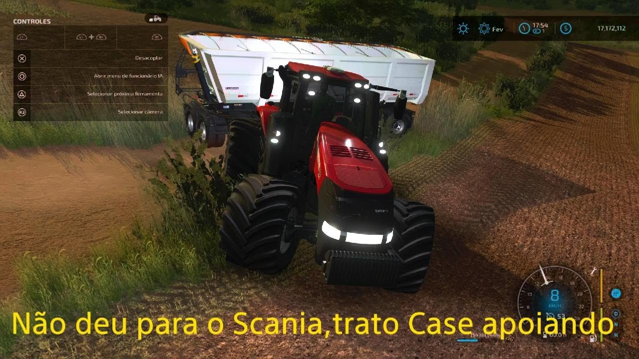 Farming Simulator 22 Case no apoio