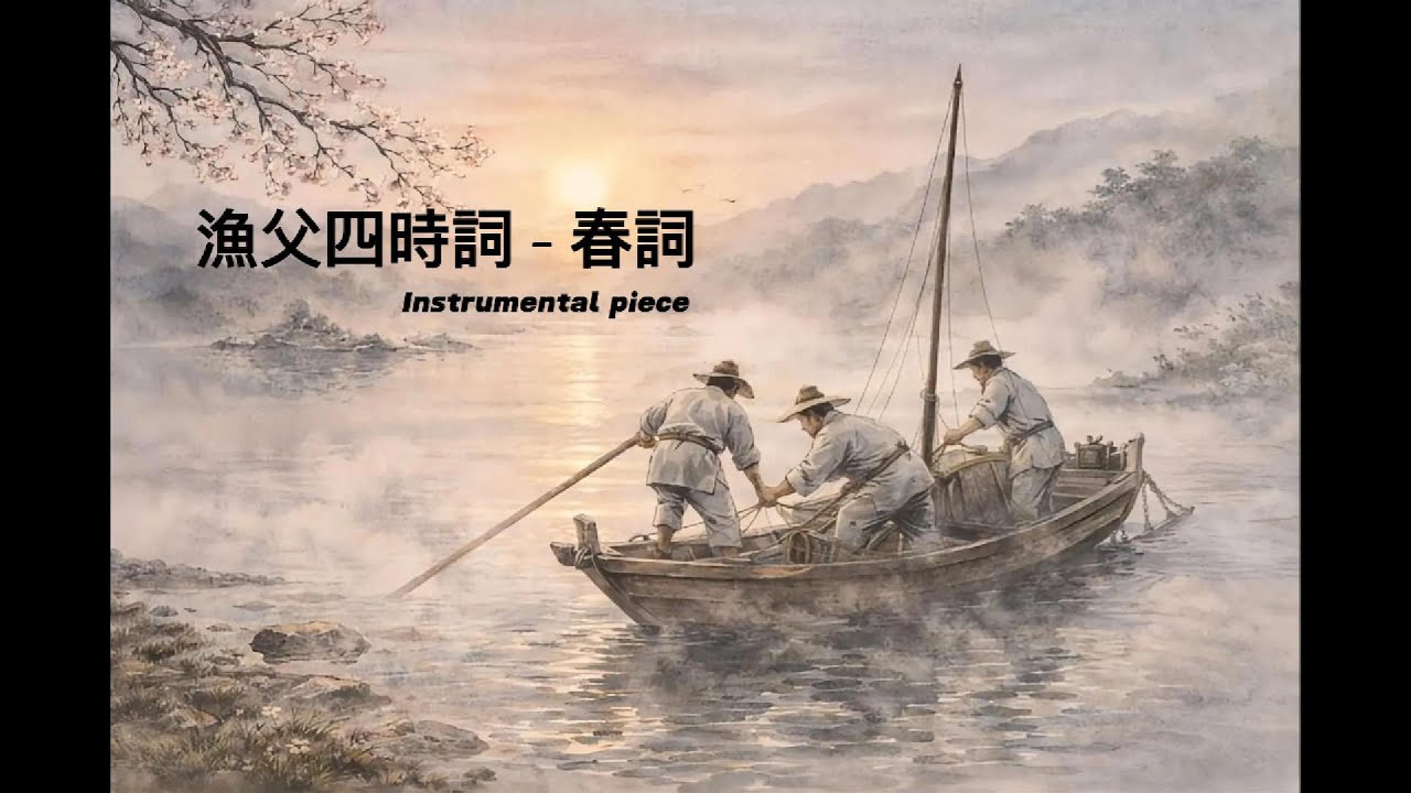 [연주곡] 드디어 봄이왔다~ 배를 띄워라~ | 漁父四時詞 春詞  #윤선도