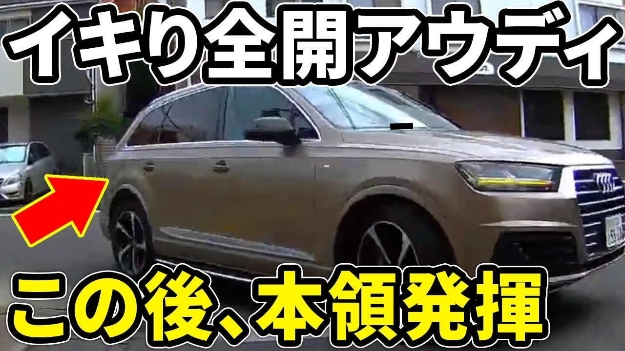 【ドラレコ】道を譲らずにイキリまくる！この後の本領発揮がエグい！ドラレコが捉えた驚愕の運転/衝撃の瞬間【交通安全推進、危機予知トレーニング】【スカッと】