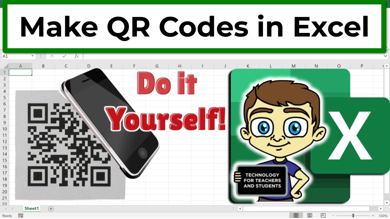 Make Your Own QR Codes in Excel So Easy!