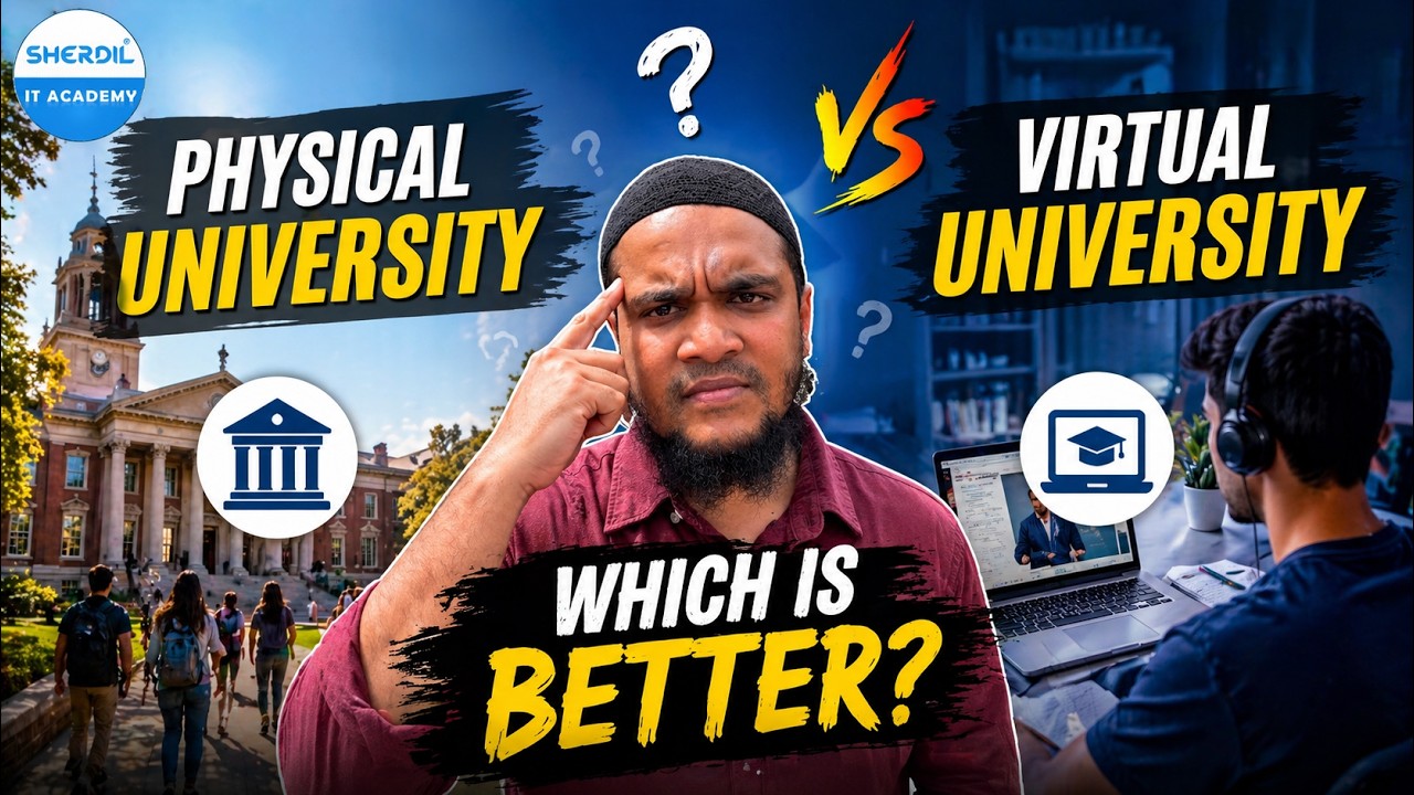 Physical University vs Virtual University 🎓 | Which Is Better?