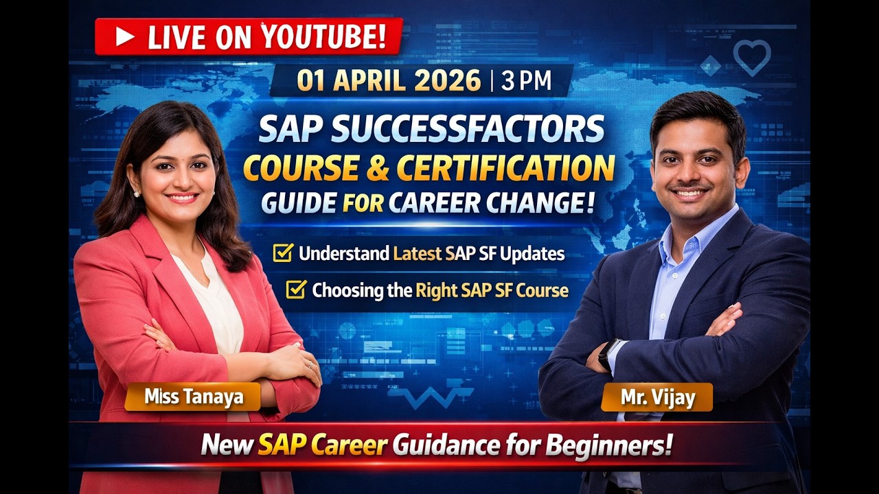 SAP SuccessFactors Course & Certification 2026 | Beginner Guide for Career Switch #SAPCareer