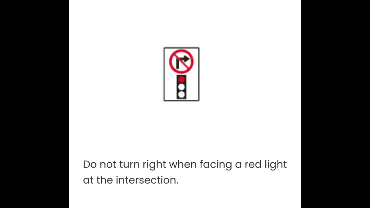 Ontario G1 Test Practice-Regulatory signs -1