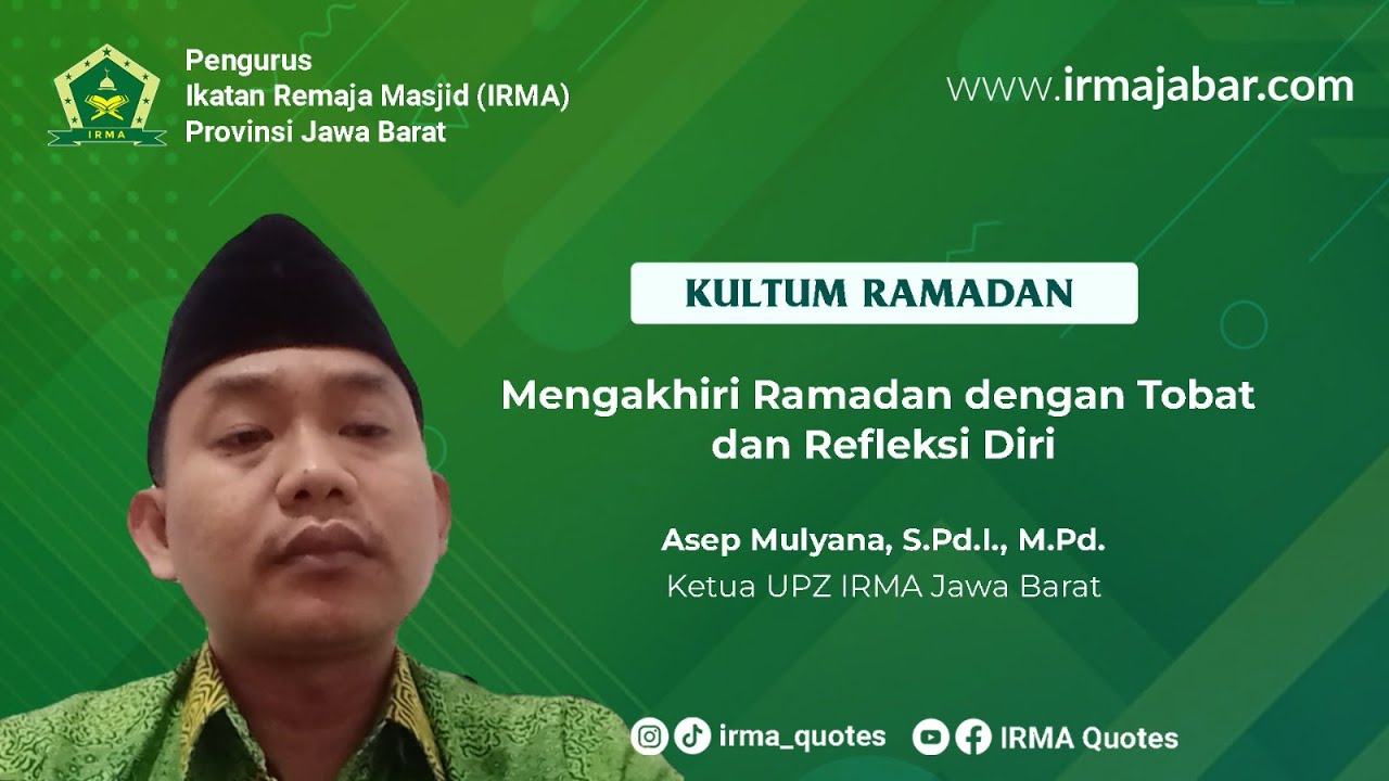 Mengakhiri Ramadan dengan Tobat dan Refleksi Diri