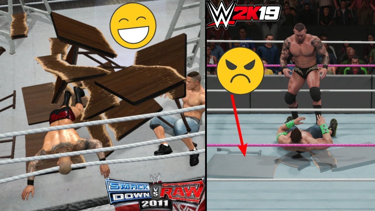 WWE Smackdown Vs. RAW 2011 Details Vs. WWE 2K19